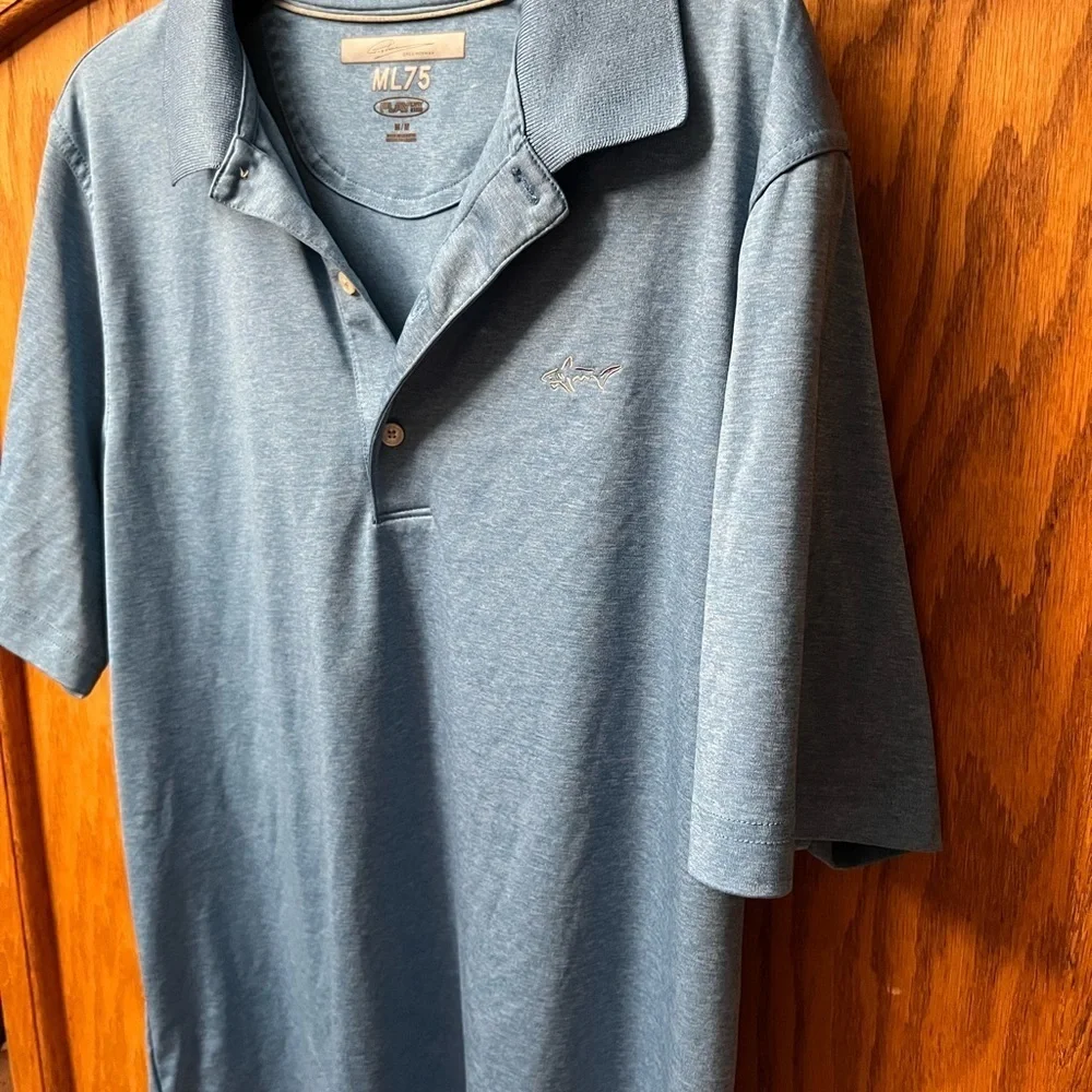 Greg Norman ML75 Polo Golf Shirt Sz M